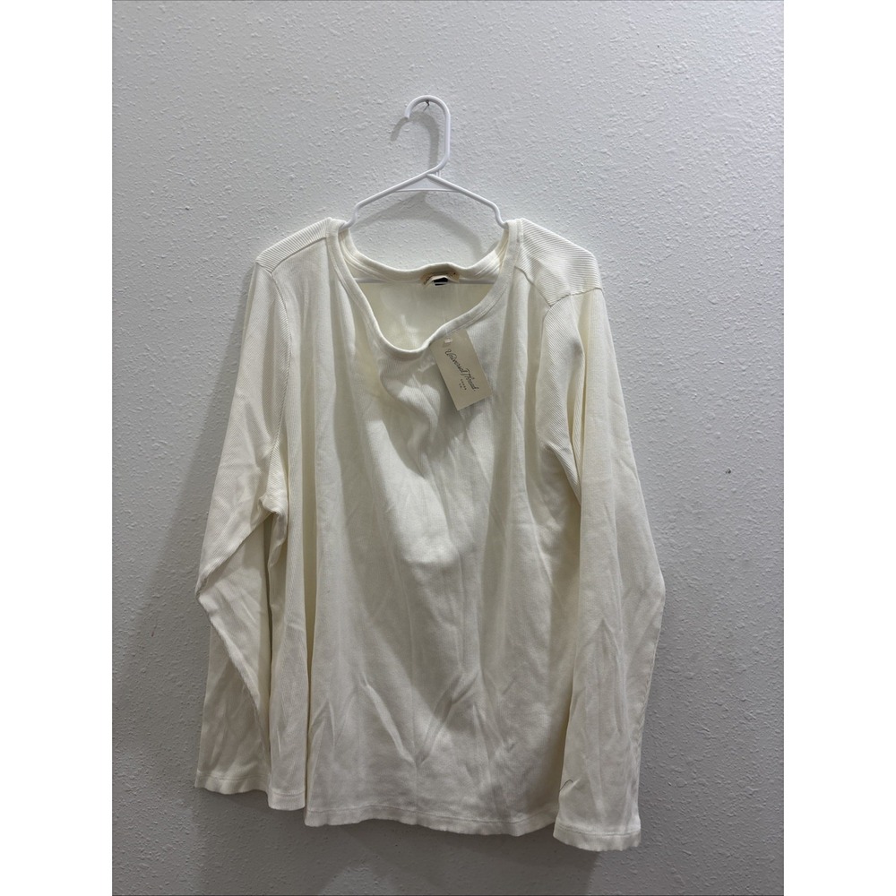 Universal Thread Long Sleeve White Shirt 4X Size Brand New